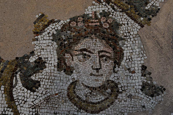 Mosaico paleocristiano- particolare